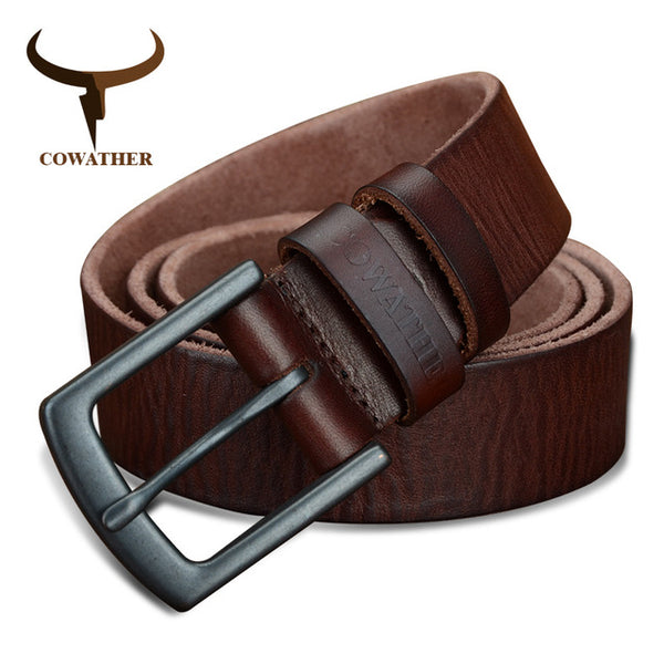 100% cowhide genuine leather belts