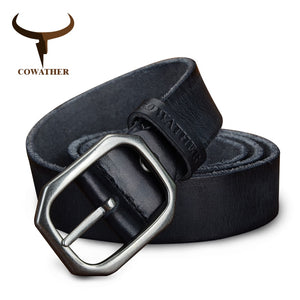 Genuine leather belts for men vintage casual male strap