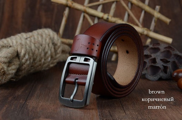 Male pin buckle vintage jeans belt