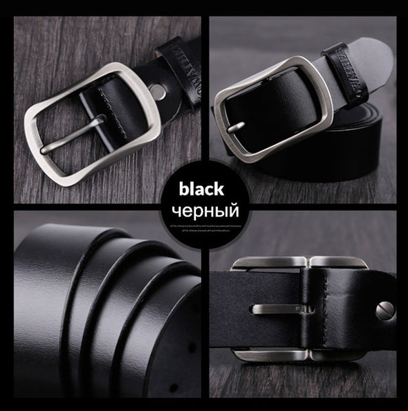 Male pin buckle vintage jeans belt