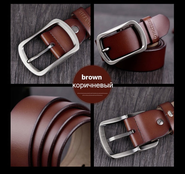 Male pin buckle vintage jeans belt