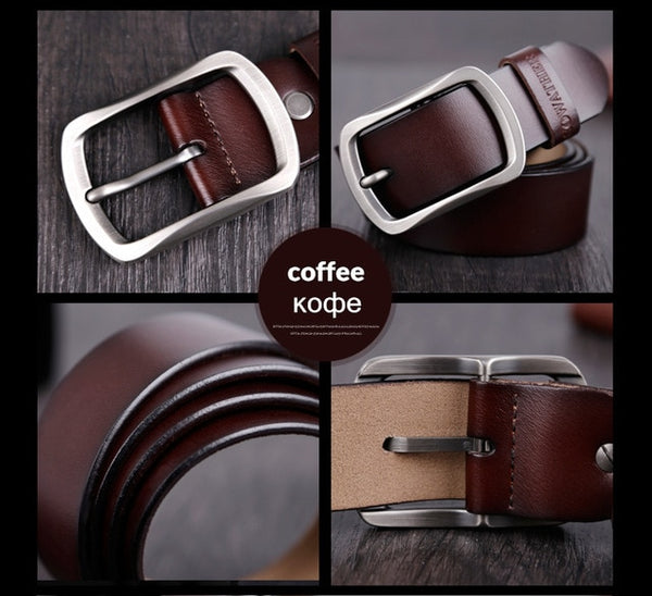 Male pin buckle vintage jeans belt