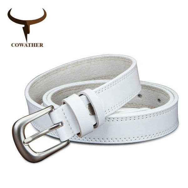 Genuine leather belts for women