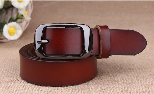 Luxury cow genuine leather belt for women