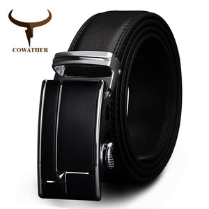 Automatic buckle black brown color Belts