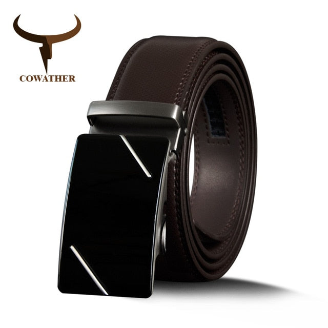 Leather belt for men male cow genuine leather strap