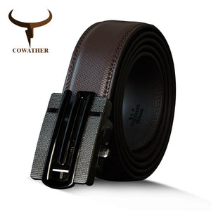 Top Quality Men Belt Genuine Leather Automatic Buckle Male Strap