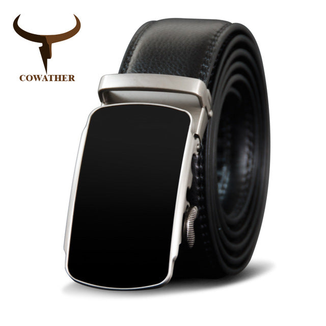 Male Strap Metal Automatic Buckle Belts For Men