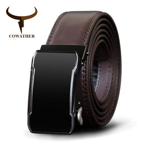 Genuine Leather Top Quality Alloy Buckle Men Belts