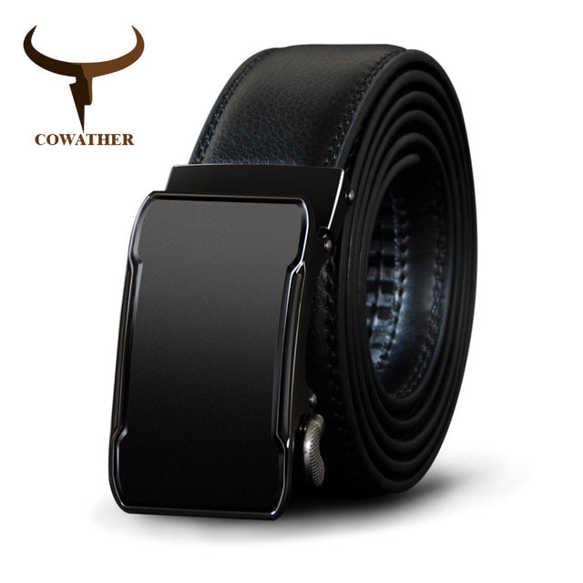 Genuine Leather Top Quality Alloy Buckle Men Belts