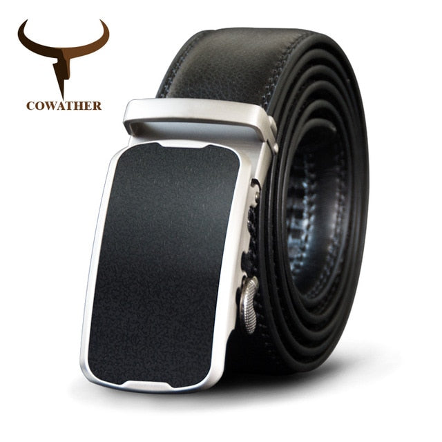 Alloy Buckle Men Belt Cow Genuine Leather Belts For Men