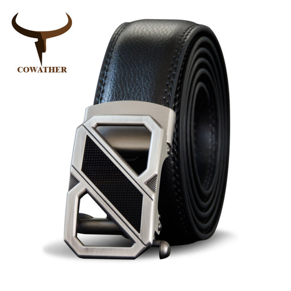 COWATHER Cowhide Leather Belt For Men