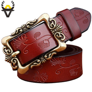 Vintage Floral Pin Buckle High quality Second layer strap