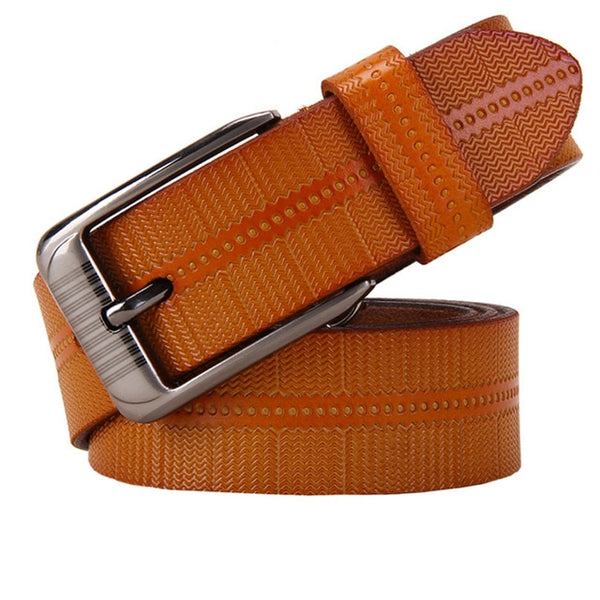 Genuine leather Pin buckle woman belt High quality