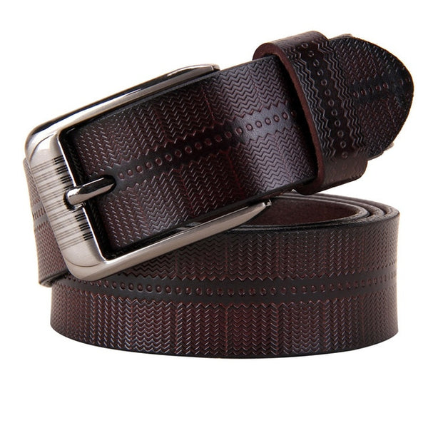 Genuine leather Pin buckle woman belt High quality