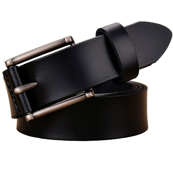 Genuine leather Pin buckle thin woman belt Casual jeans strap