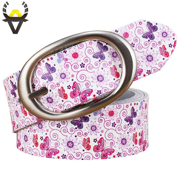 Butterfly Floral Pin Buckle belt