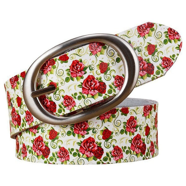 Butterfly Floral Pin Buckle belt