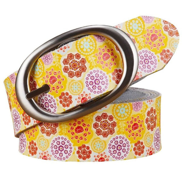 Butterfly Floral Pin Buckle belt