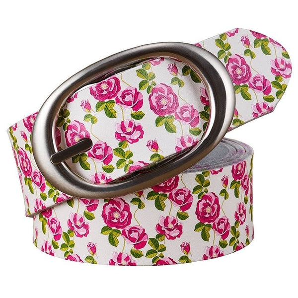 Butterfly Floral Pin Buckle belt