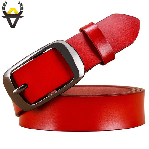 High quality Pin buckle thin woman belt