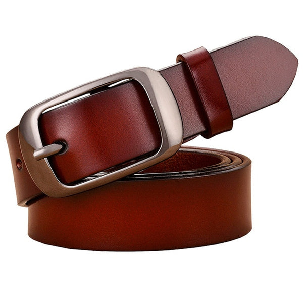 High quality Pin buckle thin woman belt