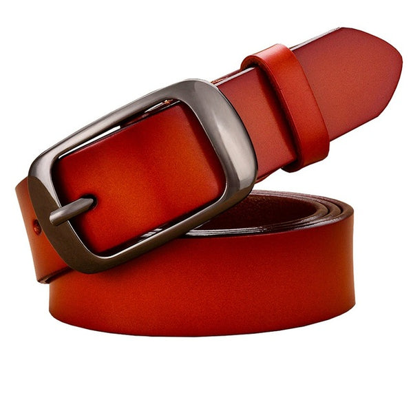 High quality Pin buckle thin woman belt