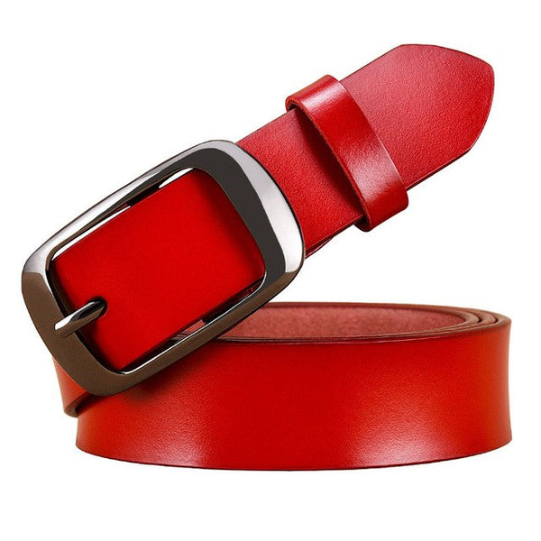 High quality Pin buckle thin woman belt