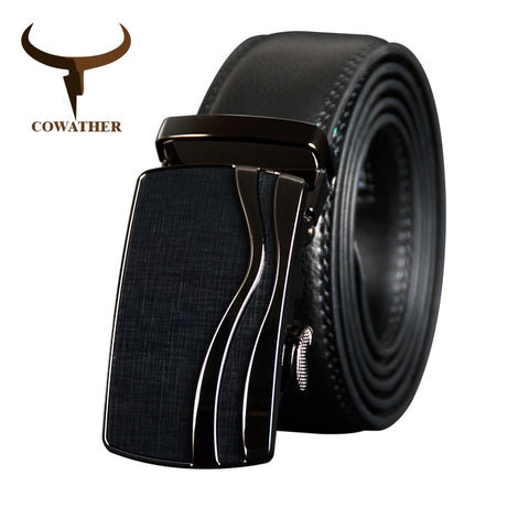 COWATHER Belt Cow Genuine Leather Belts for Men Vintage