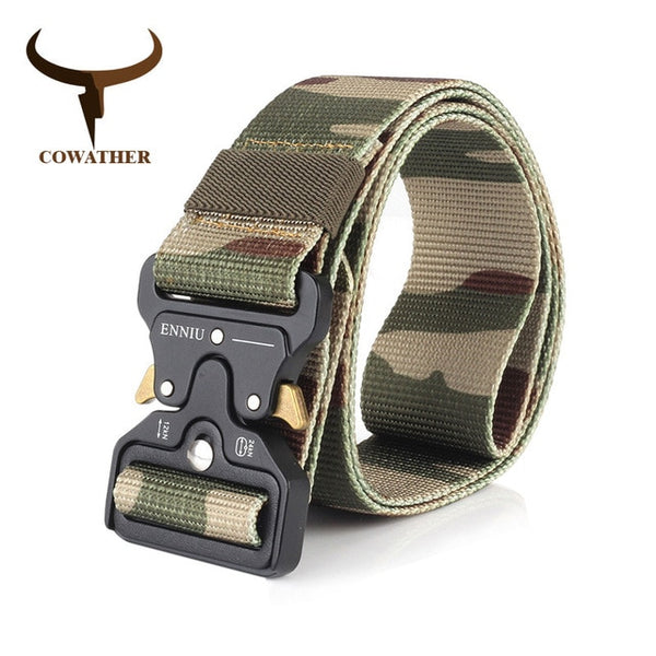 Nylon belt luxury military outdoor tactical male strap