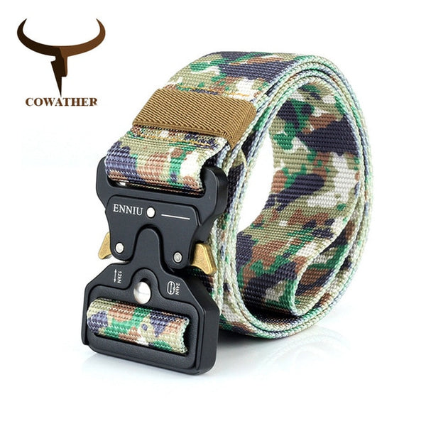 Nylon belt luxury military outdoor tactical male strap