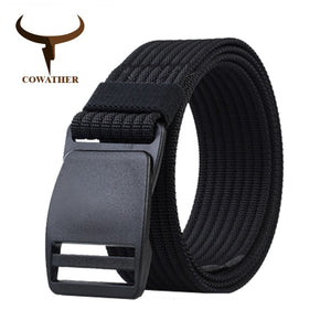 Casual nylon belts for men fashion buckle male strap