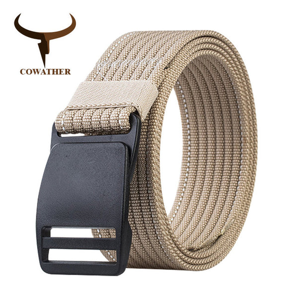 Casual nylon belts for men fashion buckle male strap