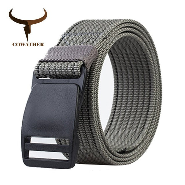 Casual nylon belts for men fashion buckle male strap