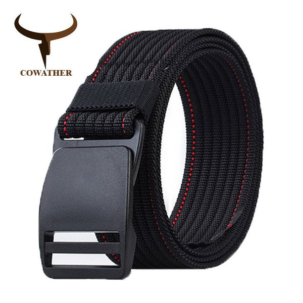 Casual nylon belts for men fashion buckle male strap