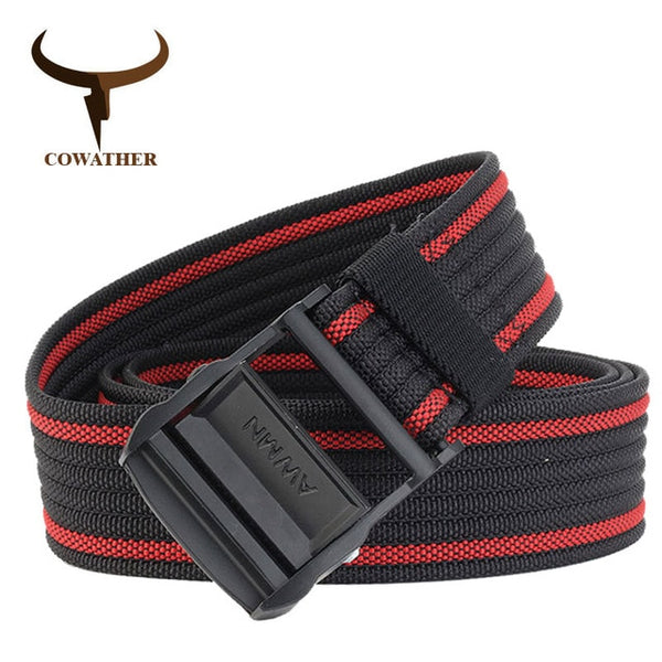 Casual men belts luxury nylon belts