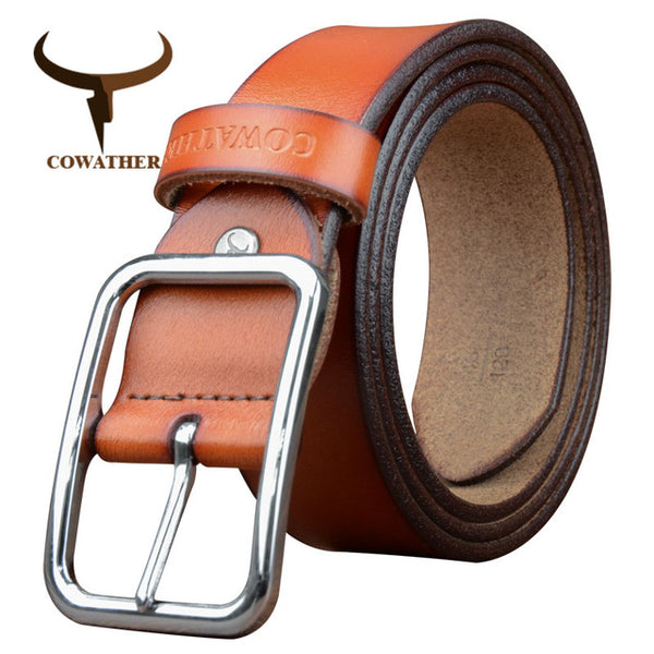 Belt for men cow genuine leather belts