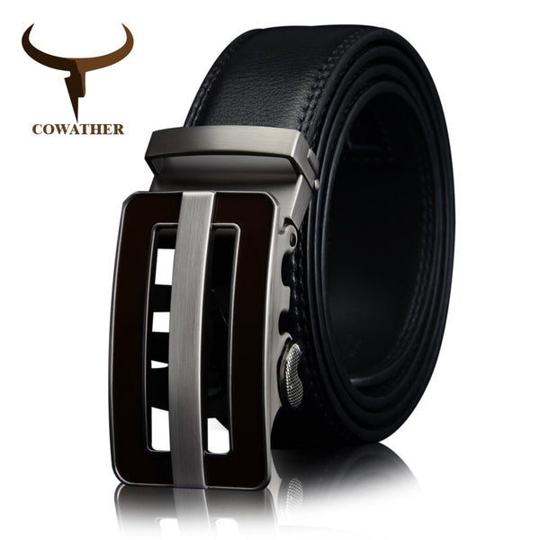 Real Leather belt high quality alloy buckle male strap