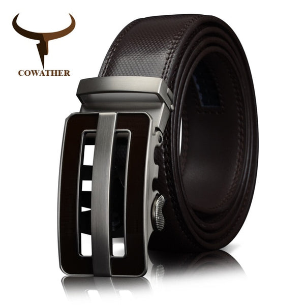 Real Leather belt high quality alloy buckle male strap