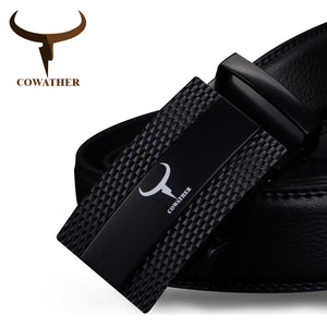 COWATHER 100% cow genuine leather belts for men