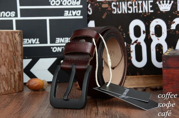 High quality cow genuine leather belts