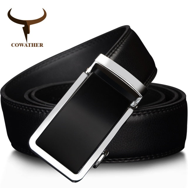 Automatic Buckle Metal Belts for Men