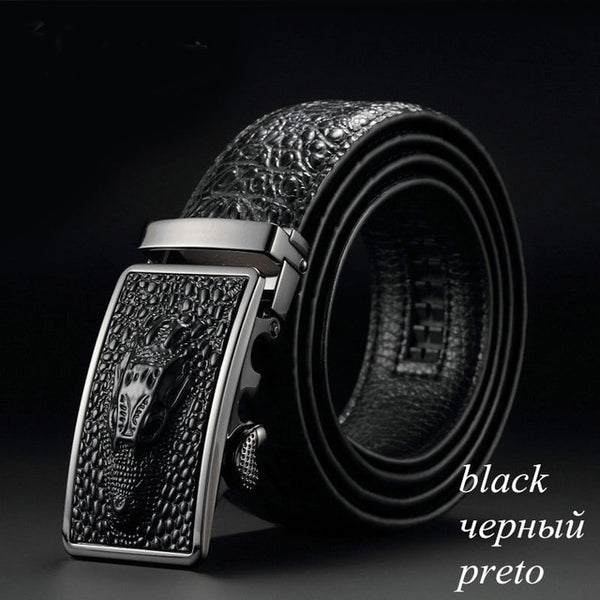 2019 New arrival alligator pattern automatic buckle belt