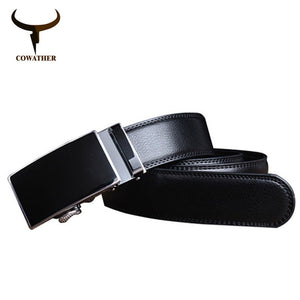 2019 white and black pure color cow genuine leather belts