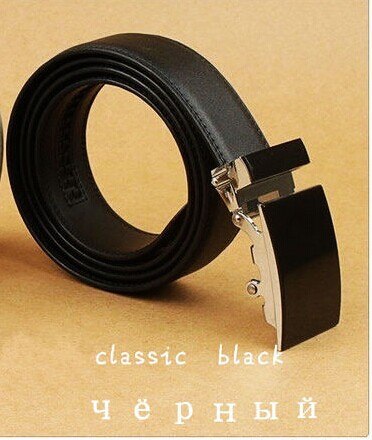 2019 white and black pure color cow genuine leather belts